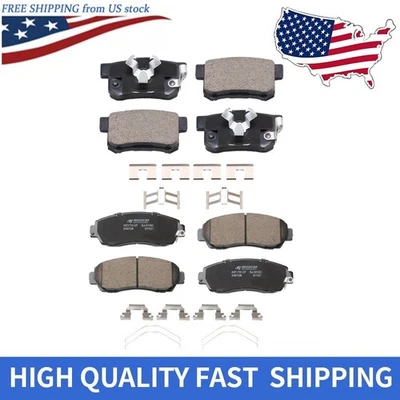 Pastillas de freno delanteras y traseras de cerámica con hardware para Honda CR-V Crosstour 2012-2016 Foto 1 de 4