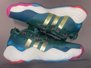 Scarpe da basket Adidas taglia 15 Trae Young 3 verde oro rosa 96’ Olimpiadi IE9301 - Foto 1 di 8