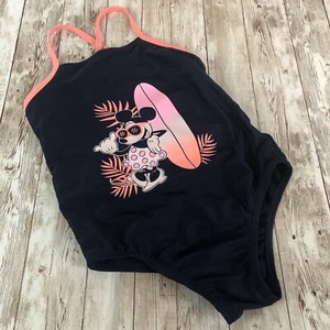Baby Gap Disney Minnie Mouse Swimsuit Girls 5T Blue Minnie Mouse Surfboard - Picture 1 of 7