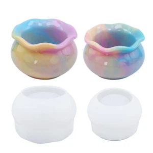 Silicone Jar Mold Jewelry Storage Box DIY Epoxy Resin Casting Mould Craft Making - Picture 1 of 10