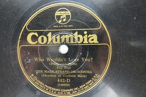 Mark Strand Orch. - COLUMBIA 443-D - Who Wouldn't Love You & The Kinky Kids - Picture 1 of 2