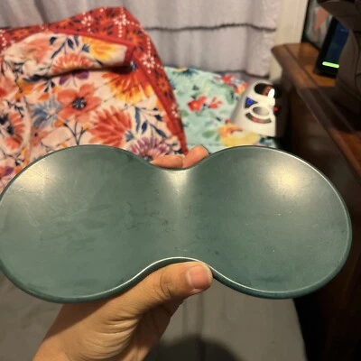 VTG‼ Tupperware Footed Double Spoon Rest 9" Hunter Green 2763A - Image 1 of 4