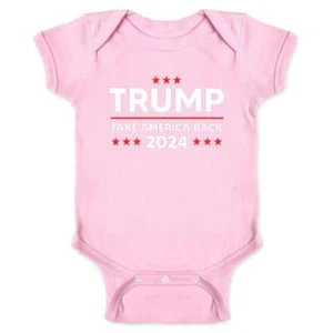 President Trump 2024 Take America Back MAGA Baby Bodysuit - Picture 1 of 10
