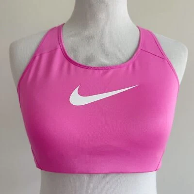 Sujetador deportivo Nike Victory Shape 2.0 para mujer talla grande rosa blanco soporte acolchado Foto 1 de 4