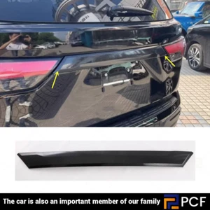 Carbon Fiber ABS for 2023 2024 Toyota Sequoia Rear Trunk Lid Gate Cover Trim - Foto 1 di 8