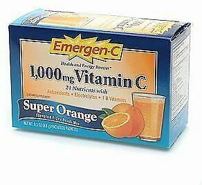 Emergen-C 1000 MG Vitamin C Super Orange Dietary Supplement - 30 Count