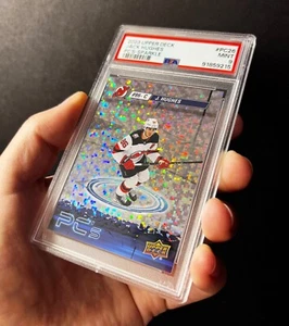 PSA 9 2023-24 UD Series 2 Jack Hughes PC's Sparkle Jersey Devils #PC-26 - Picture 1 of 3