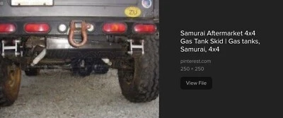 Suzuki Samurai & Jimny INDESTRUCTABLE Gas Tank Skid Plate ARMOR .. NEW! - Image 1 of 3