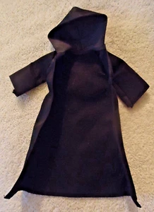 Harry Potter Doll Long Black Trench Rain Hooded Coat Gryffindor Patch (no doll) - Picture 1 of 3