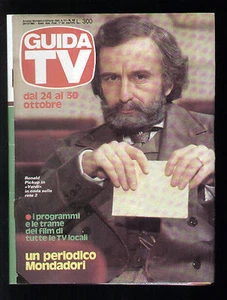 GUIDA TV MONDADORI 42/1982 RONALD PICKUP GIUSEPPE VERDI PROGRAMMI TV LOCALI ROMA - Bild 1 von 1