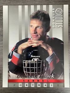 1997-98 Donruss Studio - 8x10 Portrait #2 Dominik Hasek - Picture 1 of 2