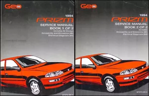 Set Di Manuali Di Riparazione Factory Per Geo Prizm LSi 94 Del 1994 - Foto 1 di 2