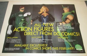 PÓSTER PROMOCIONAL DE FIGURA DE ACCIÓN DIRECTA DC 2000 LINTERNA VERDE CANARIO FLECHA VERDE - Imagen 1 de 1
