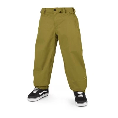 Volcom Hombres Pequeño Arthur Esquí Snowboard Pantalones Pantalones Verde Foto 1 de 4