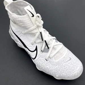 Nike Alpha Huarache NXT MCS White Black Baseball Cleats DJ6517-100 Men's Sz: 7 - Picture 1 of 11
