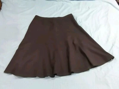 Falda acampanada East 5th clásica negra línea A para mujer talla 16 cremallera lateral  Foto 1 de 4