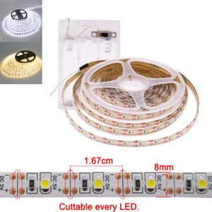 5V 2835 LED Strip Lights Lamp Warm Cool White Flexible Tape Lamp Christmas Decor - Picture 1 of 13