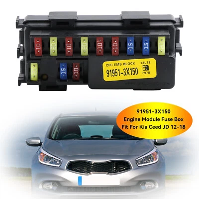 Engine Module Fuse Box 91951-3X150 Fit For Kia Ceed JD 2012-2018 S11 - Image 1 of 4