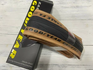 Neumático único Goodyear Eagle F1 tipo tubo 700x28 ciclismo carretera - bronceado - Imagen 1 de 5