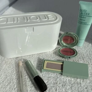 Clinique GWP Eye Shadow Twilight Mauve Blush Extra Rose Brush Box Estee Lauder - Picture 1 of 8