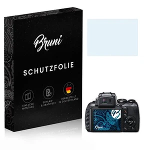 Bruni 2x Folie für Fujifilm FinePix HS35EXR Schutzfolie Displayschutzfolie - Photo 1/8