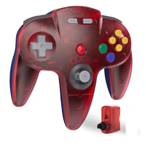 Mando Gamepad Joystick Inalámbrico 2.4G Para Nintendo 64 con Paquete Rumble - Imagen 1 de 21