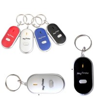 Whistle Lost Key Finder Flashing Beeping Locator Remote chain LED Sonic torch