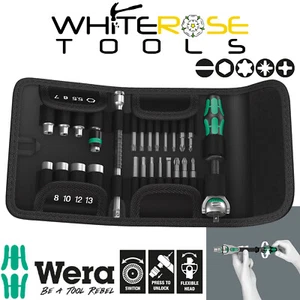 Wera Zyklop Speed Ratchet Socket Screwdriver Bit Set 1/4" 26pc Kraftform Kompakt - Picture 1 of 12