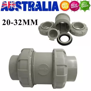 High Quality PVC U Non Return Valves One Way Solvent Weld 20 25 32 mm New - Picture 1 of 11