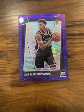 2021-22 Panini Donruss Optic Target Kessler Edwards PURPLE PULSAR PRIZM RC #154