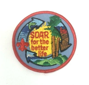 PATCH BSA Boy Scouts Soar for the Better Life Fishing Farming - Bild 1 von 2