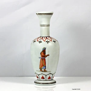 Victorian Harrach polychrome enamelled Etruscan vase - Picture 1 of 5