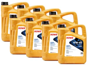 40 Liter (8x5L) ROWE HIGHTEC POWER BOAT 4-T SAE 15W-40 ACEA E7 A3/B4 API SL/CI-4 - Bild 1 von 1