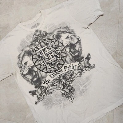 Camiseta gráfica dupla face UFC The Ultimate Fighter TUF masculina G grande MMA - Imagem 1 de 4