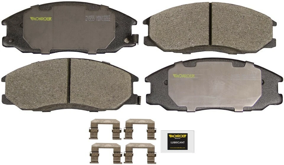 Disc Brake Pad Set-Total Solution Semi-Metallic Brake Pads Front Monroe DX955 - Image 1 of 1