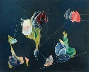 MAX ERNST Art Poster or Rolled Canvas Print "FLEURS EXOTIQUES" - Picture 1 of 1