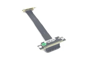 PCIE X1 Riser Cable Dual 90 Degree Right Angle PCIe 3.0 X1 to X1 Extension8538 - Photo 1/5