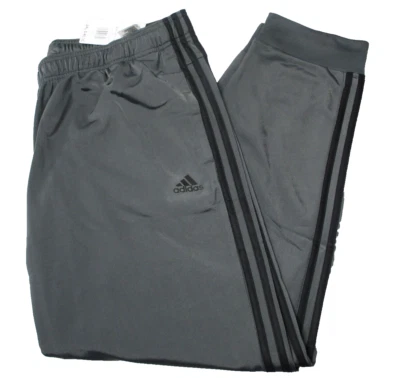 Adidas Tricot Track Jogger Gray/Black XXL  Tapered Sweat Pants Mens Sz 2XL - Image 1 of 4