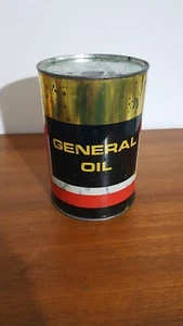 LATTA LATTINA VINTAGE GENERAL OIL LEOPARD - 1 LITRI - PIENA - Foto 1 di 5