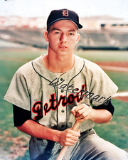 MLB 1955 Detroit Tigers HOFer Al Kaline Color 8 X 10 Photo Picture 