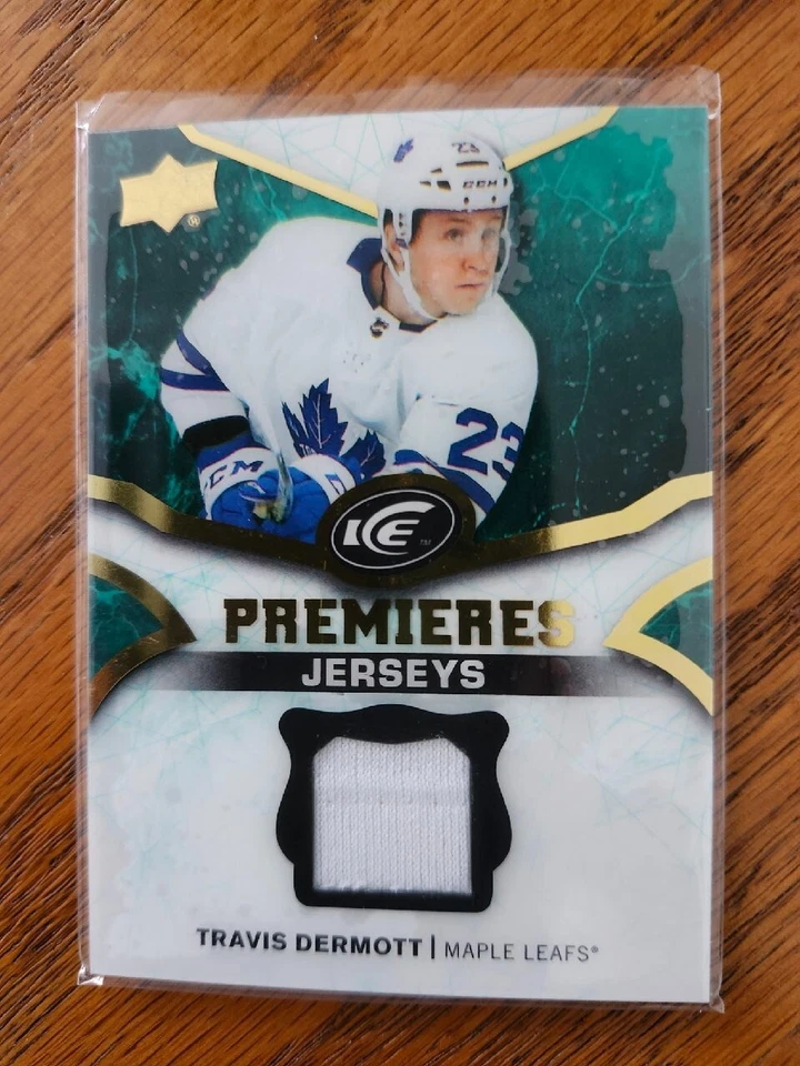 Travis Dermott 2018/2019 Upper Deck Ice Premieres Jersey IPJ-TD - Image 1 of 1