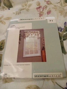 VALANCE Lot of 4 Designables #71 Lori Mini-Austrian FLORAL Heather 67Wx17L - Picture 1 of 10