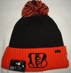 CINCINNATI BENGALS 2024 INSPIRE CHANGE NEW ERA KNIT BEANIE HAT NEW WITH TAGS - Picture 1 of 6