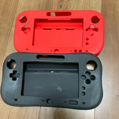 lot of 2 Silicone Rubber Protection Skin Case Cover For Wii U Gamepad Controller - Image 1 of 2