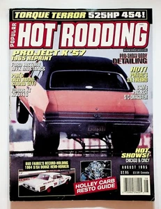 1995 August Popular Hot Rodding Magazine Holley Carb Guide Drag Racing Legends - Picture 1 of 2