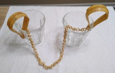 Antique Vintage 1940s Baby Carriage Blanket Celluloid Clips Hand Painted Flowers - Image 1 of 4