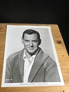 1964 Send Me No Flowers 8x10 Film schwarzweiß Foto Standbild des Schauspielers Tony Randall - Bild 1 von 5