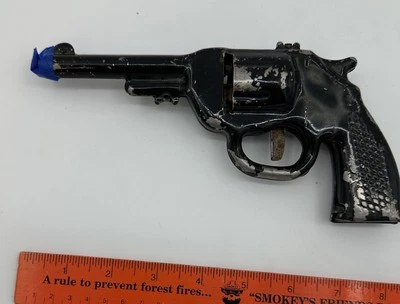 1930’s Marx All pressed steel toy revolver pistol Cowboy Western - Image 1 of 4