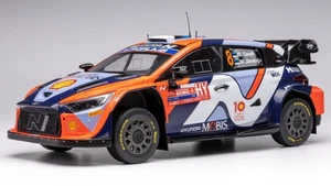 MODELLINO AUTO STATICO IXO MODEL HYUNDAI I20 N RALLY CHILE 2024 TANAK SCALA 1/18 - Foto 1 di 4