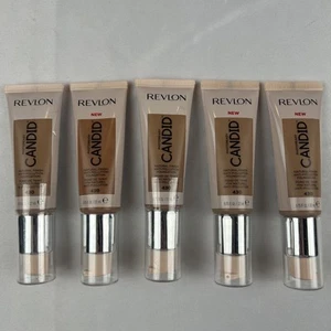 Lot of 5 Revlon PhotoReady Candid Natural Finish Foundation #430 Honey Beige - Picture 1 of 3